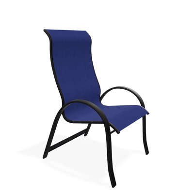 Hirotaka Premium All-Weather Wicker Outdoor Stacking Dining Armchair with Cushion