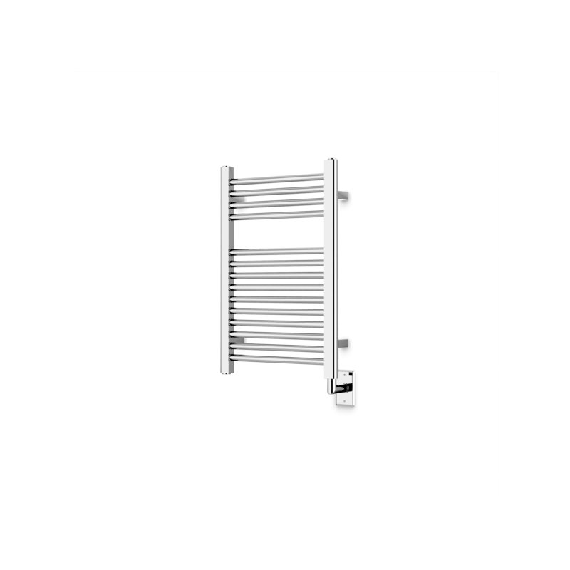 Denby Wall Mount Electric Towel Warmer, 27" H x 18.3125" W x 5.19" D, Chrome