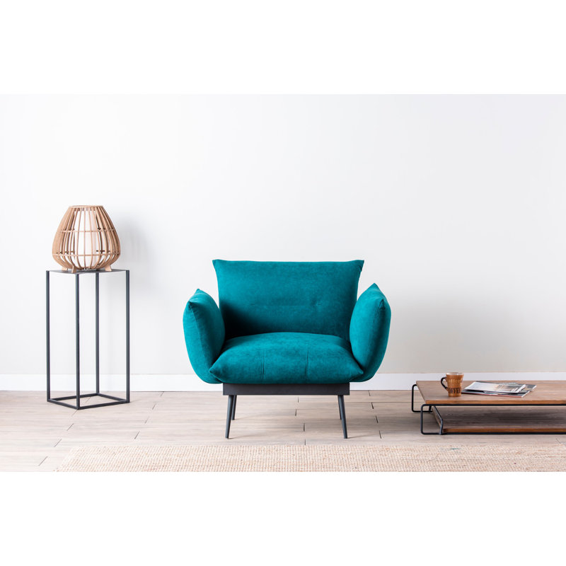 Fauteuil l 35,43 po Althrop, Vert pétrole