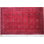 Afghan Wool Oriental Area Rug in Red/Navy Blue