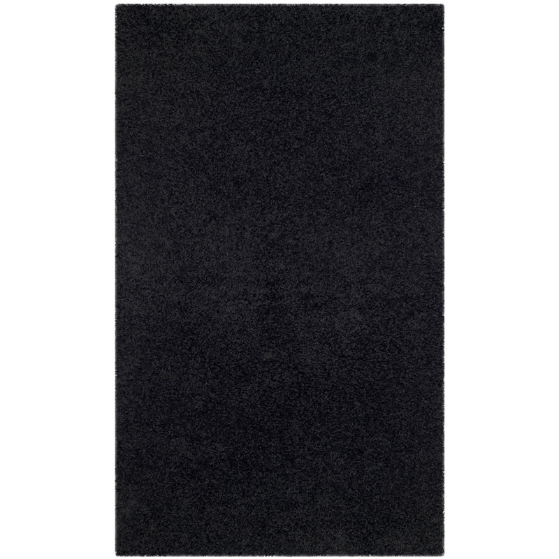Sgl-Demi-Leigh Shag Performance Solid Color Rug, Rectangle 2' x 3'
