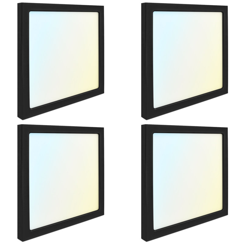 Mahalet LED Flush Mount, Black