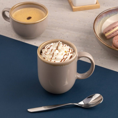 Premium Porcelain Coffee Mug | 10oz Vital Coupe Mug | Microwave & Dishwasher Safe