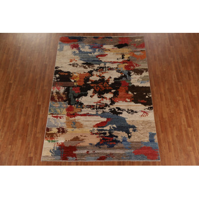 Cotton Abstract Indoor Rug