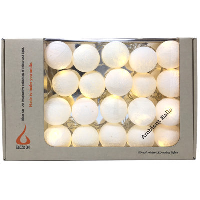 Misti LED Cotton Ball String Light