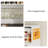 Coffee Bar Cabinet With Magnetic Note Zone, Extendable Kitchen Sideboard Cabinet With Adjustable Shelves, White Wine Bar Cabinet For Dining Room