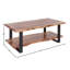 Table basse avec rangement Okehampt Live Edge