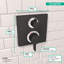 Garniture de robinet de douche thermostatique Ecostat-63222402