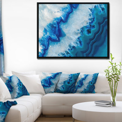 «Geode Slice Macro», art abstrait