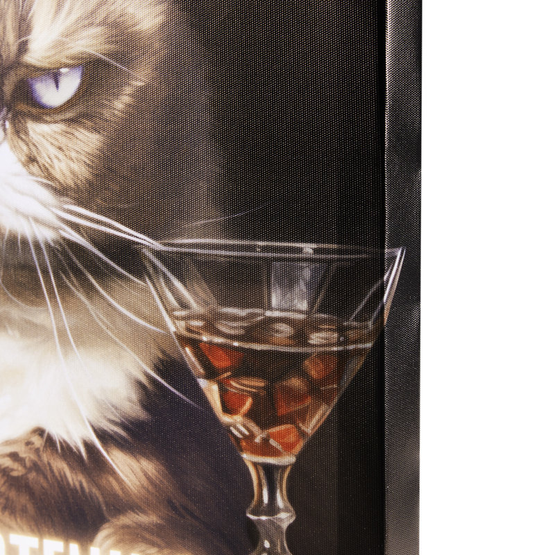 Grumpy Cat 'I'm Not Listening' Multicolor Canvas Wall Art