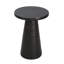 Table d'appoint intérieure / extérieure contemporaine en oxyde de magnésium sculpté (MGO)