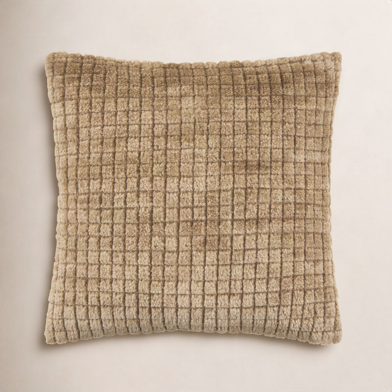 Nathanson Nathanson Novoli Accent Pillow, Gold, Square 18", Polyester