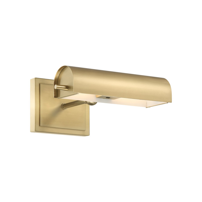 Pendleton Picture Light, 11.5", Brushed Brass
