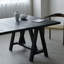 Bureau d'ordinateur noir en bois de frêne de grande taille-1432946948