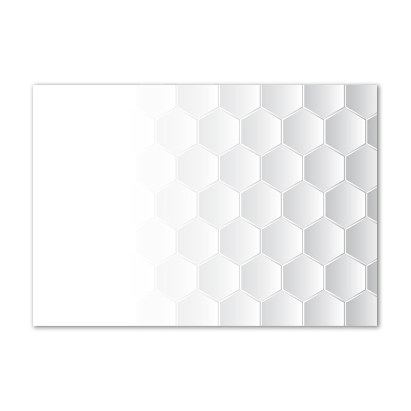 Hexagons Background - Wrapped Canvas Print