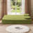 75.5" Foldable Lychee Velvet Convertible Sleeper Couch, No Assembly Required Compression Sofa Bed with Soft Pillows, For Bedroom and Apartment, Green-1027406737