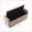 Banc 49 po avec rangement, repose-pieds avec charnière de sécurité-507289580
