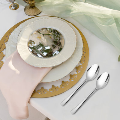 Ensemble de 60 cuillères à dîner en acier inoxydable de 7,1 pouces, 60 pièces, allant au lave-vaisselle, pour le restaurant et la maison