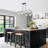 4 - Light Classic Glass Shade Kitchen Island Chandelier-1161972441