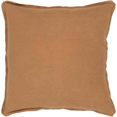 Coussin uni 100% lin