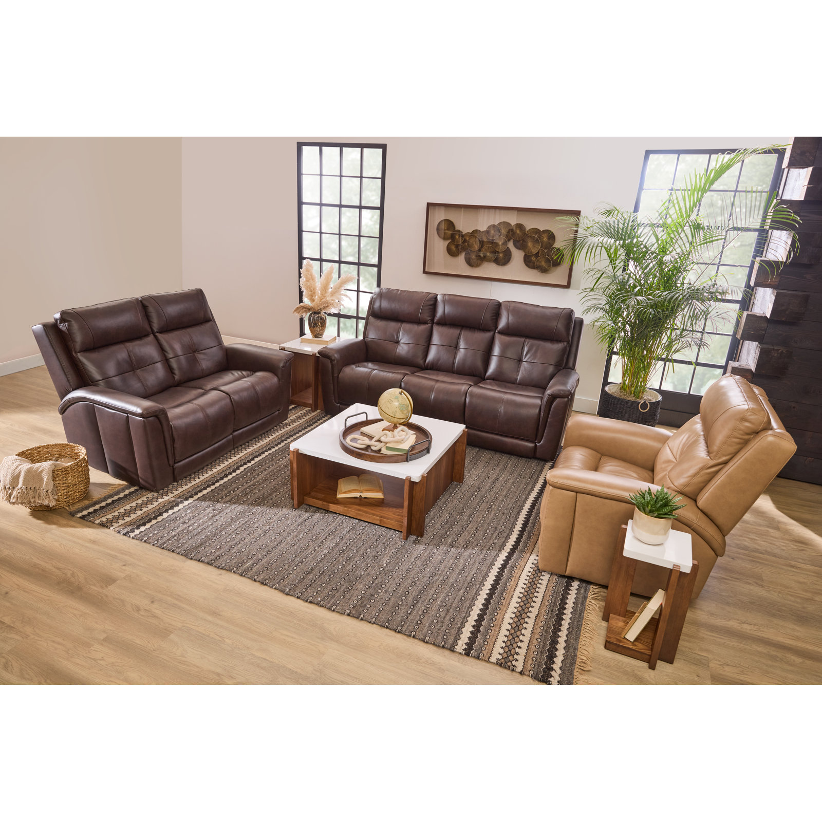 Ashland Square Coffee Table With Casters