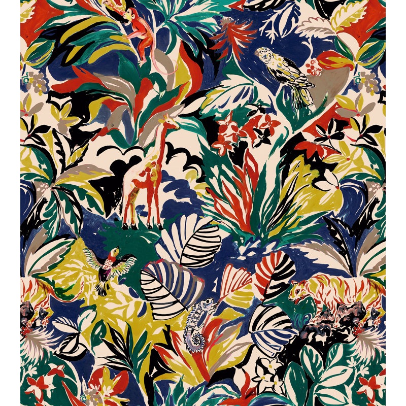 Invicta Botanical Dream Fabric, Blue Beauty