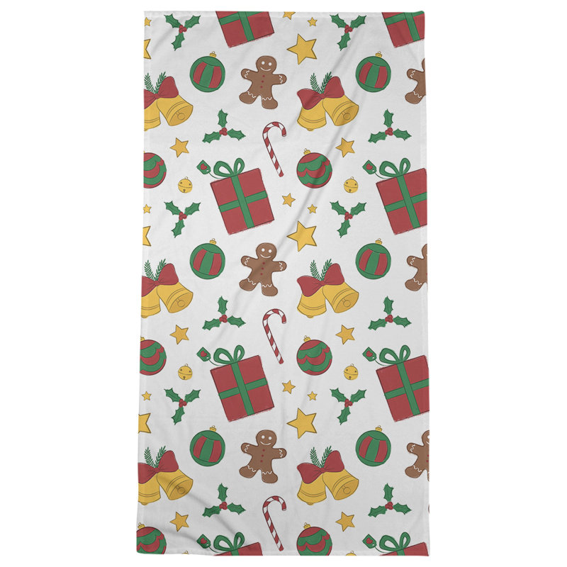 Bath Towel, White, Poly/Cotton