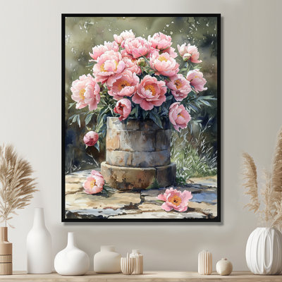 Art sur toile, pivoines par The Farm Well I