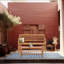Banc de jardin teck Dayne