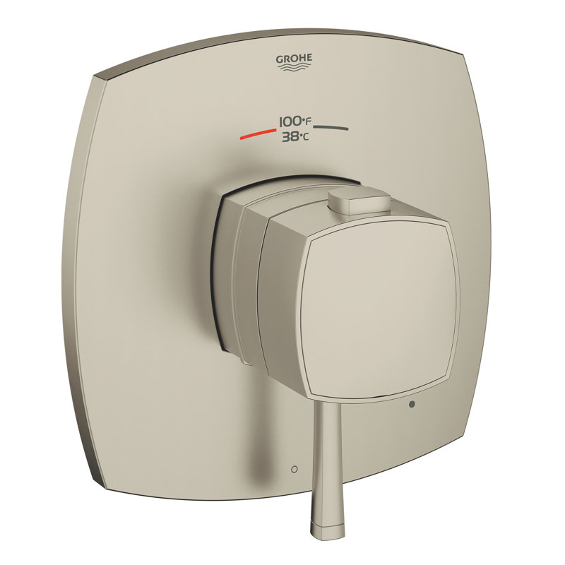 Garniture de robinet thermostatique Grandera®, Nickel brossé