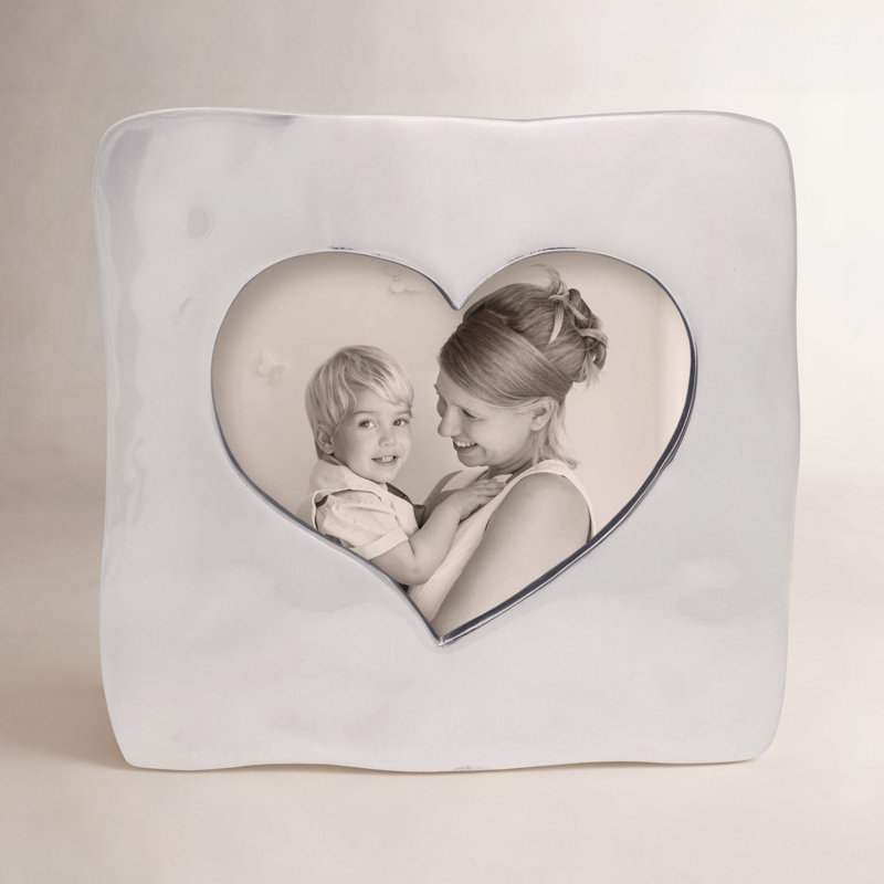 Let's Celebrate Silver Metal Embossed Picture Frame