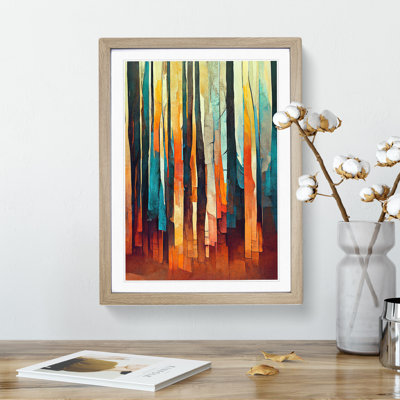 Torn Abstract Forest No.4 - Wall Art