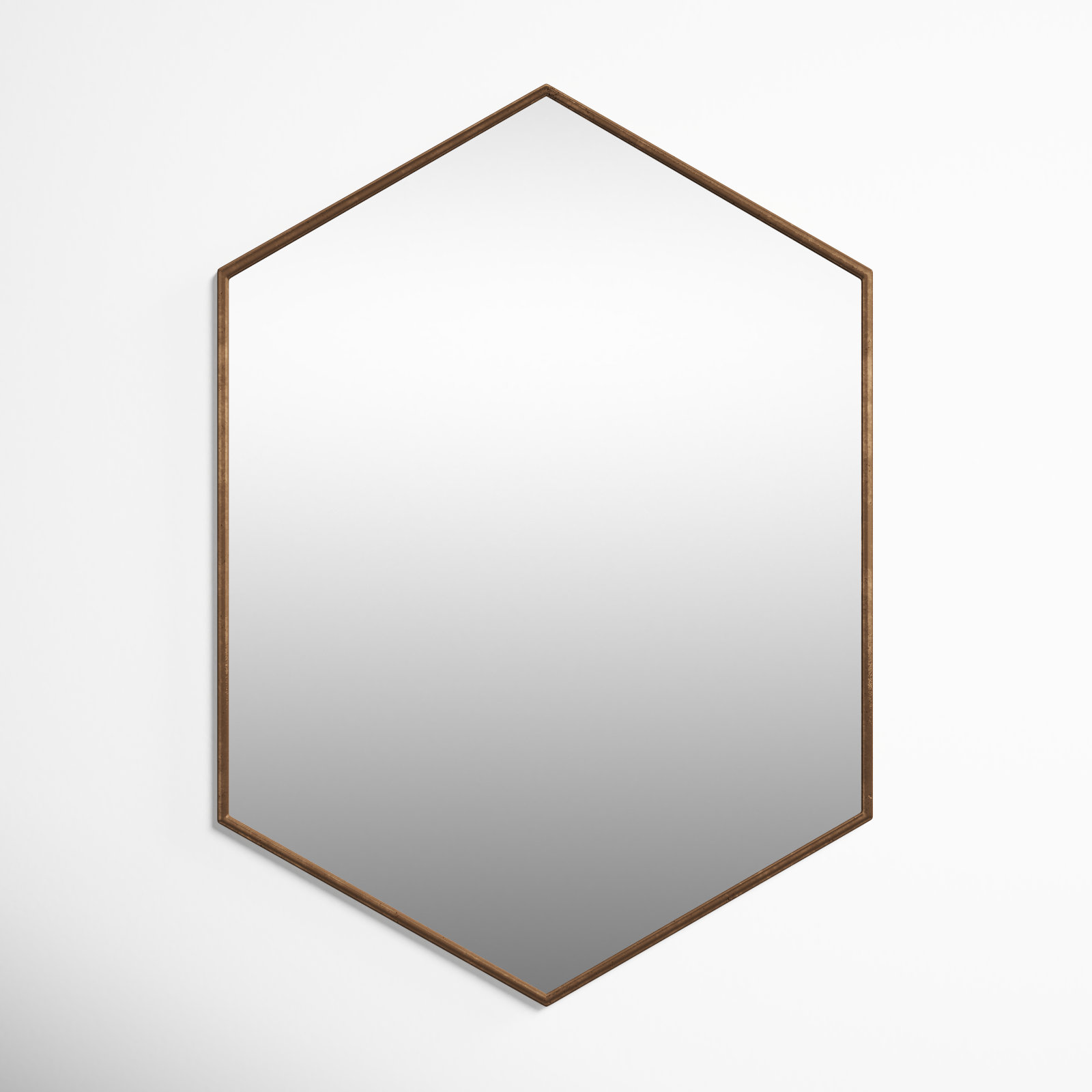 Breckler Metal Mirror, 31" x 22", Bronze