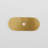 Oval Brushed Brass Knob Backplate (10 Pack)-92122634