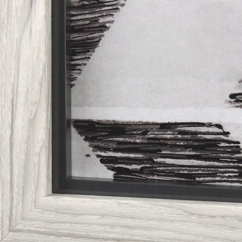 Se Promener I a Hand Embelished Textured Framed Art Print Matted under Glass