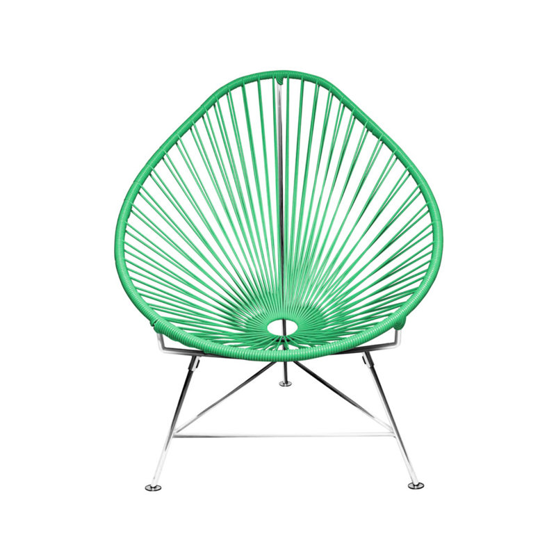 Chaise de jardin, Menthe / chrome