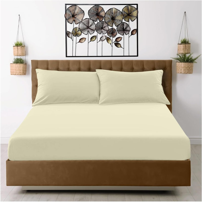 Super Dreamer Microfibre Fitted Sheet, Cream, Super King (6')