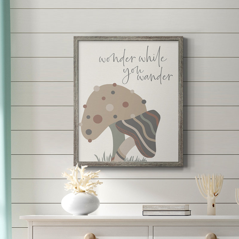 «Wonder tandis que vous vous promenez», toile encadrée de qualité supérieure - prête à être accrochée, H 24 po x l 20 po