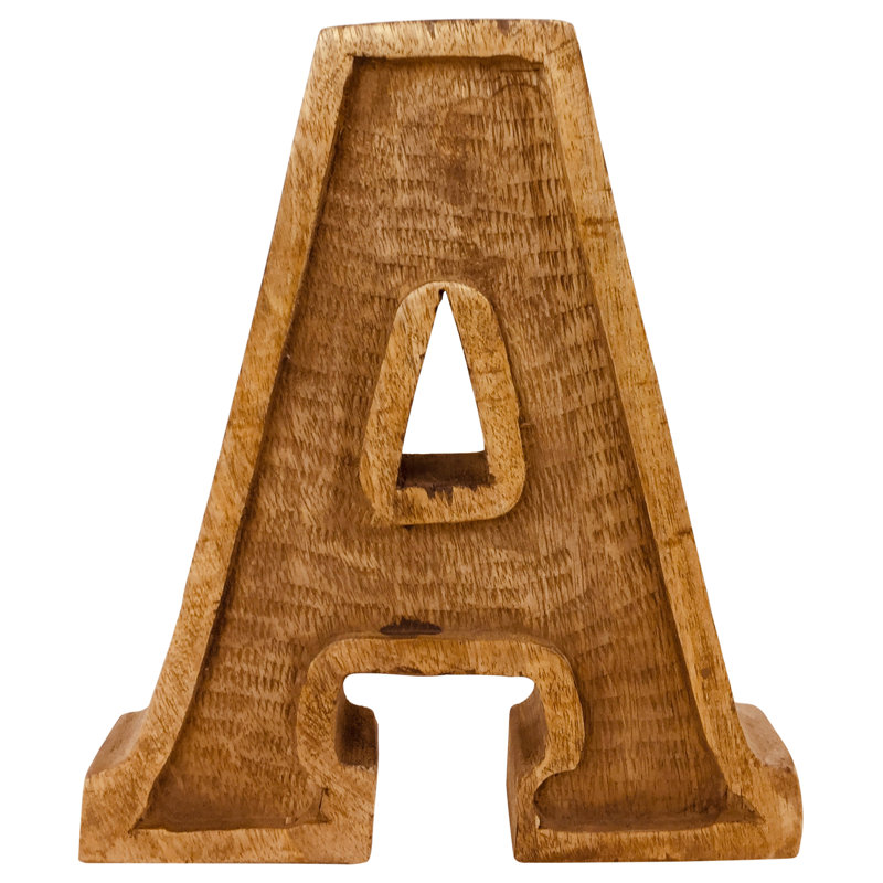 Jaliyah Text & Numbers Letter Block, A