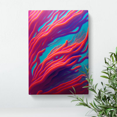 Floating Coral - Wrapped Canvas