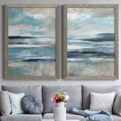 " Distant Drama I " 2 - Pieces Painting Print