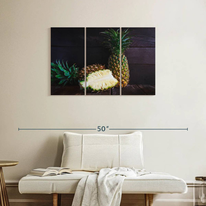 Yarlin Delicious Pineapple, 24" H x 38" W