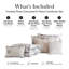 Ensemble de literie grand format Southshore Fine Linens Frosted Pines, 6 pièces avec coussins décoratifs, grand lit/queen-135987633