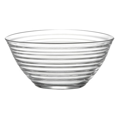 LAV Glass Stainless Steel Serving Bowl