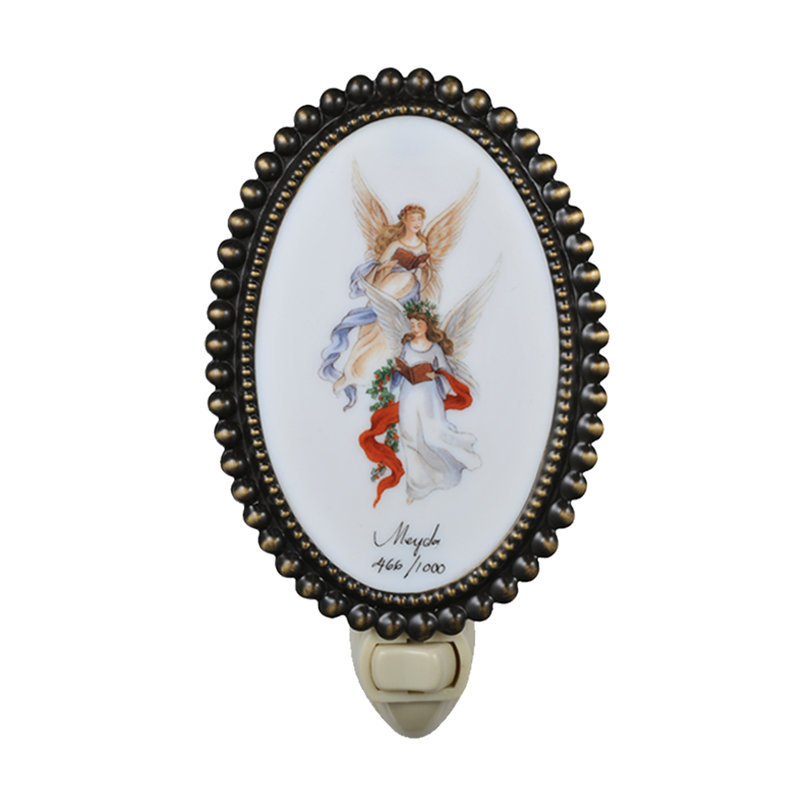 Christmas Caroling Angels Night Light