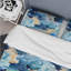 Ensemble de housse de couette bleu et blanc-996349330