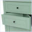 Armoire haute triangulaire avec 3 tiroirs et tablettes réglables pour la salle de bain-1328256073