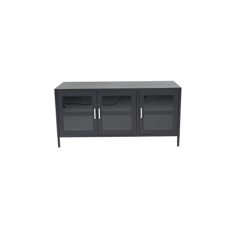 Nauvoo Unfinished TV Stand for TVs up to 50", Black