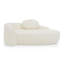 Fauteuils d'appoint peu encombrants, Boucle, salon moderne de 67 pouces pour la maison