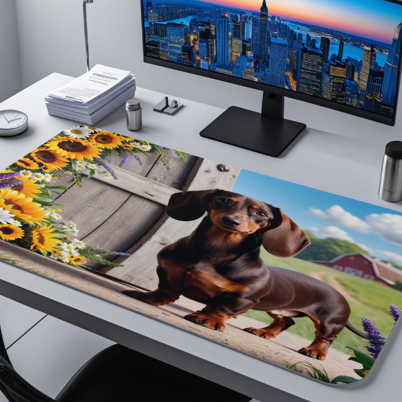 Polyester Desk Pad, 23.6x13.8